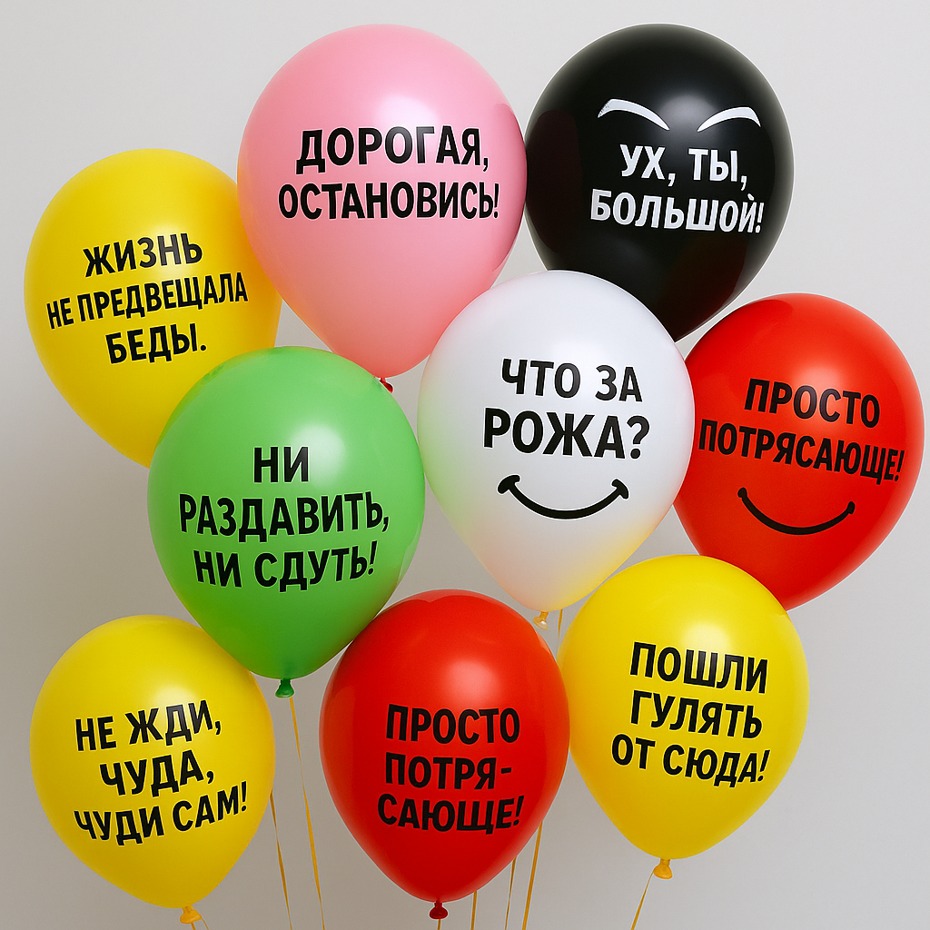 шары с приколами